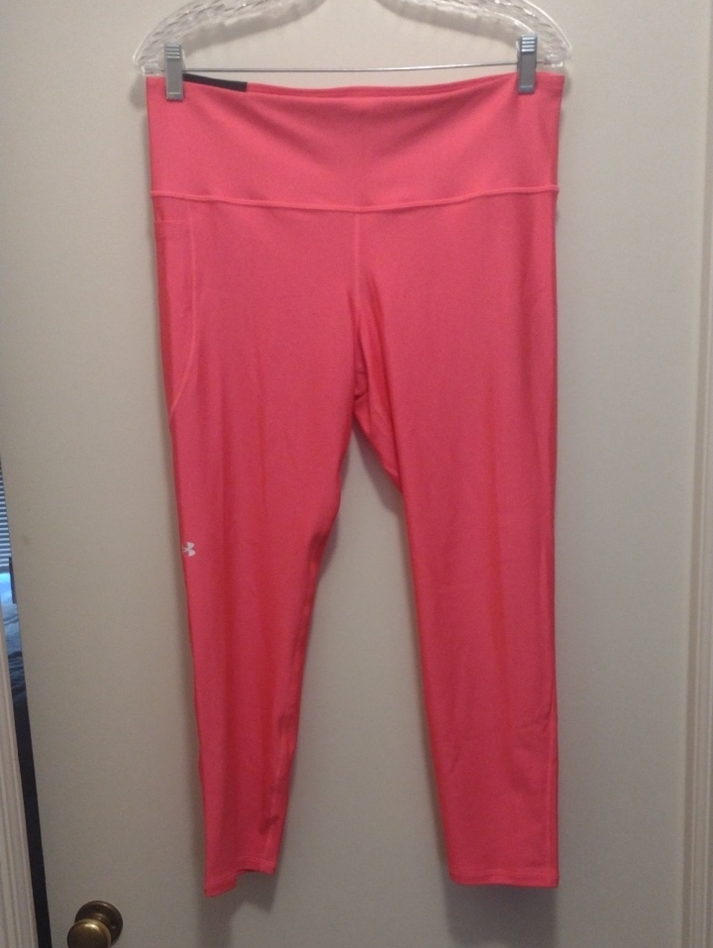 Under Armour Pink High Rise Ankle Leggings (J788)